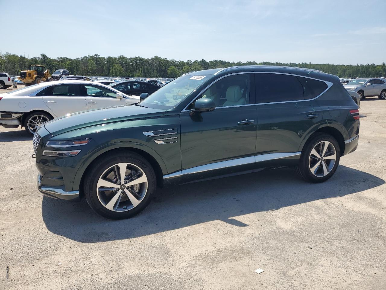2021 Genesis GV80 Advanced Plus, VIN KMUHCESC4MU063239 — Side