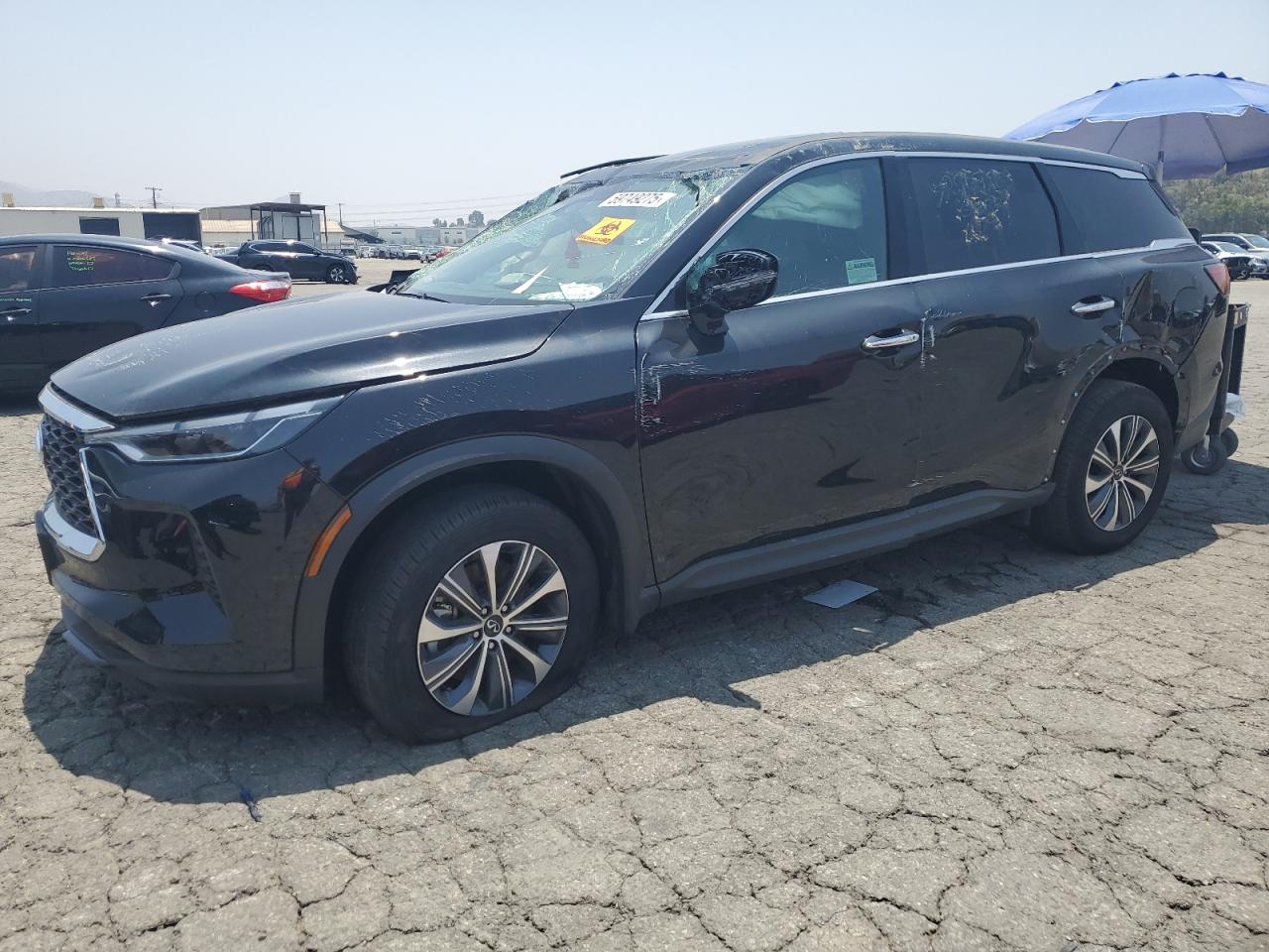 2025 Infiniti QX60 Pure, VIN 5N1AL1ER5SC338841 — Rollover