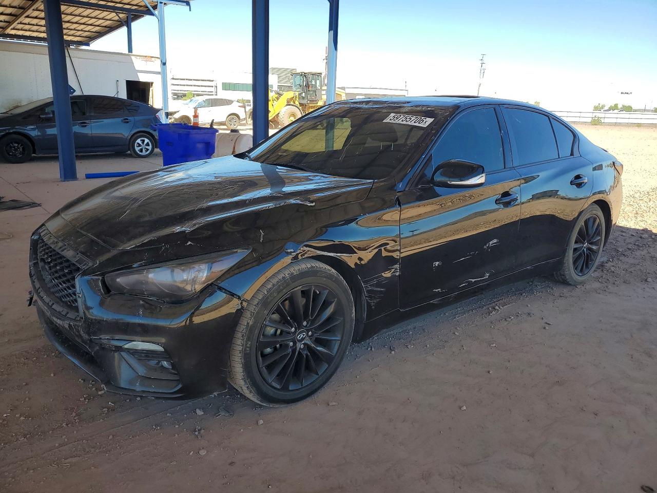 2018 Infiniti Q50 Luxe, VIN JN1EV7AP3JM358458 — Перед