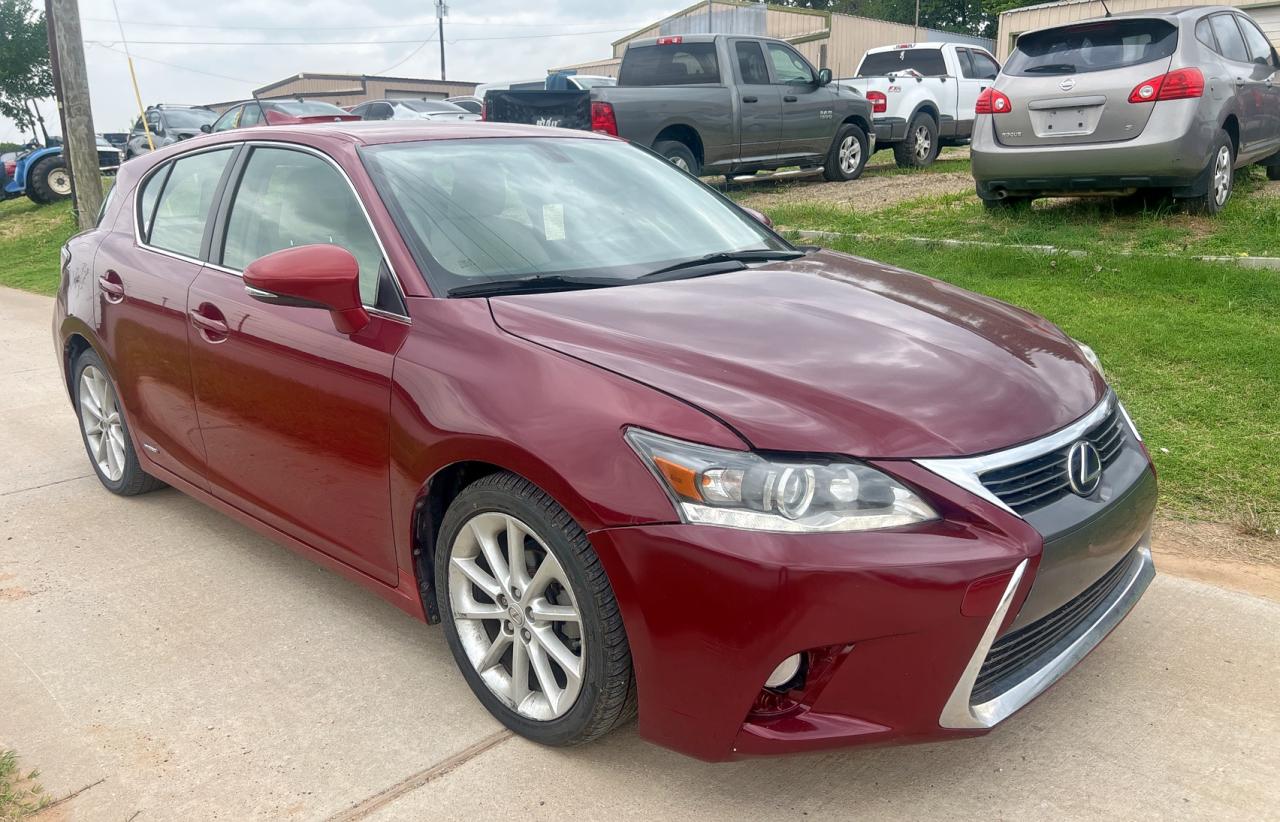2013 Lexus CT 200h, VIN JTHKD5BH3D2165045 — Partial repair