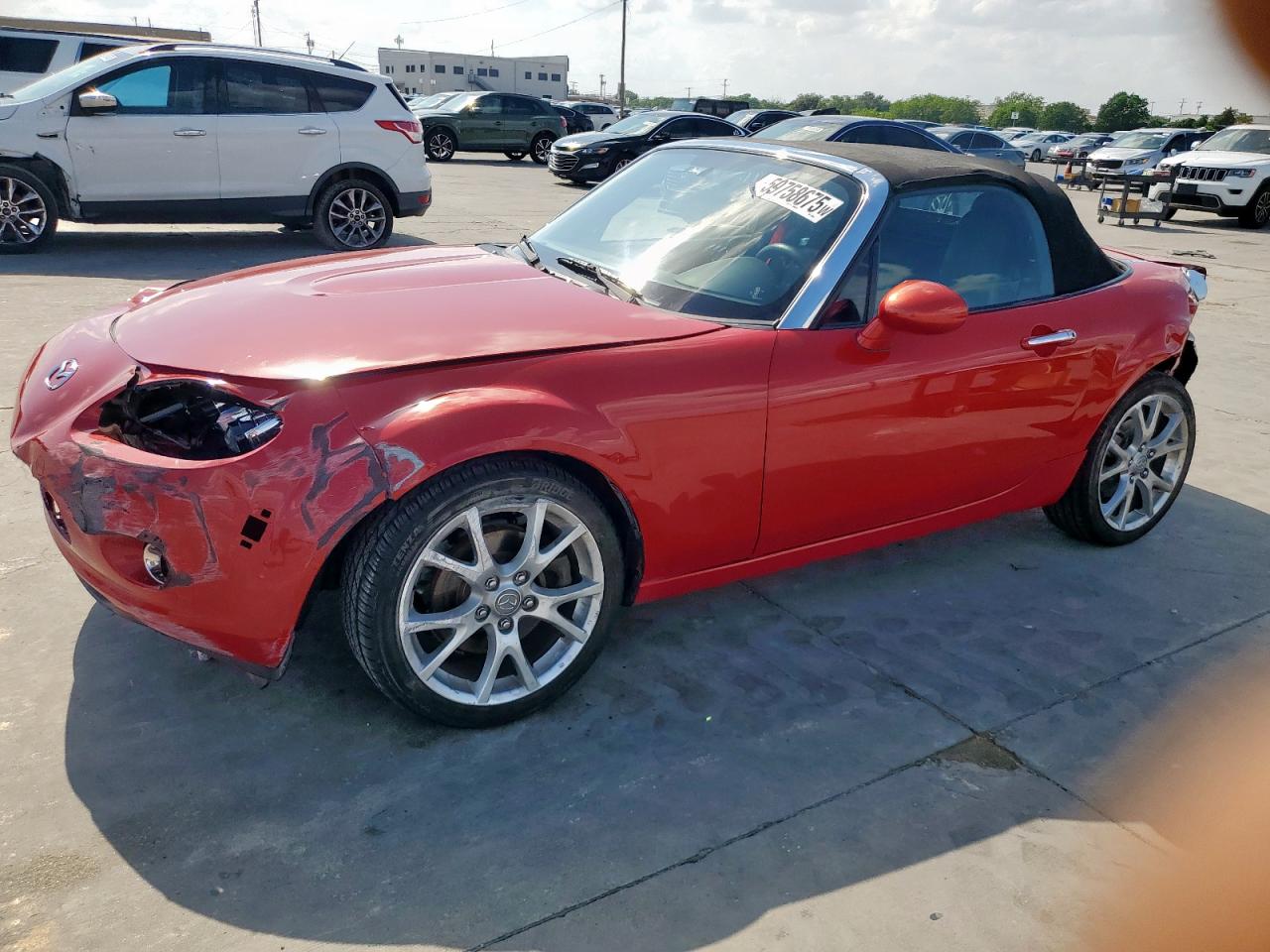 2006 Mazda MX-5 Miata Sport, VIN JM1NC25F060100632 — Front end