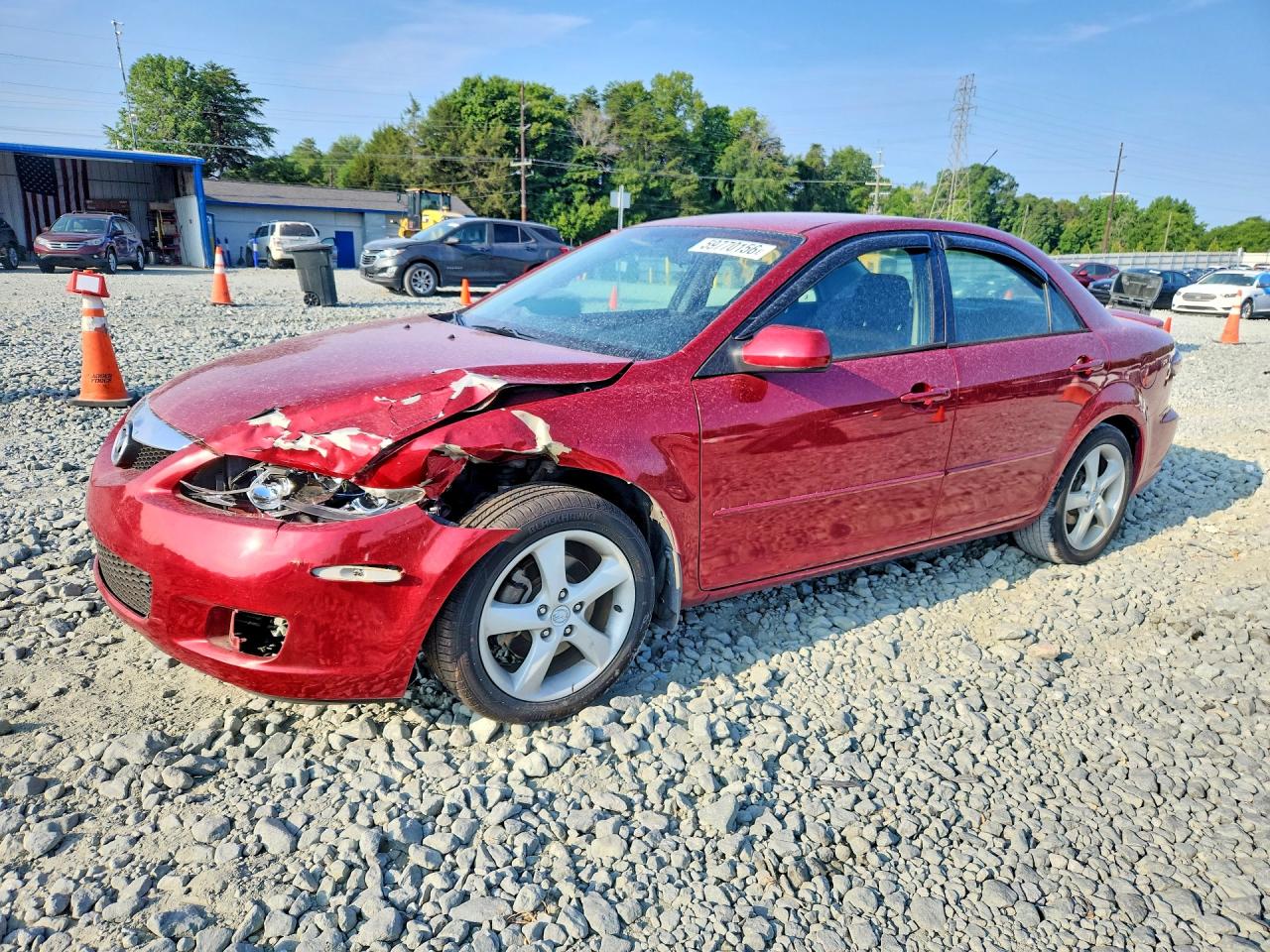 2006 Mazda 6 s, VIN 1YVHP80D465M28093 — Перед