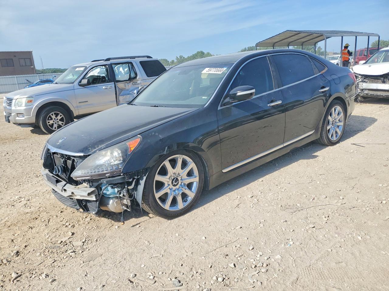 2012 Hyundai Equus Signature, VIN KMHGH4JH0CU056600 — Front end
