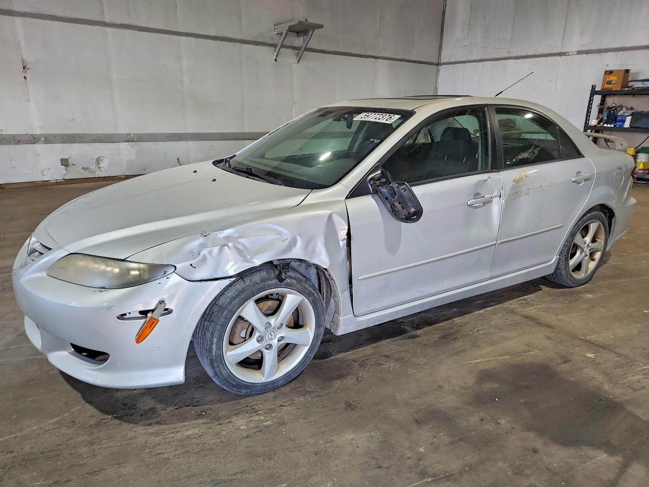 2006 Mazda 6 Sport S, VIN 1YVHP80D365M38484 — Side