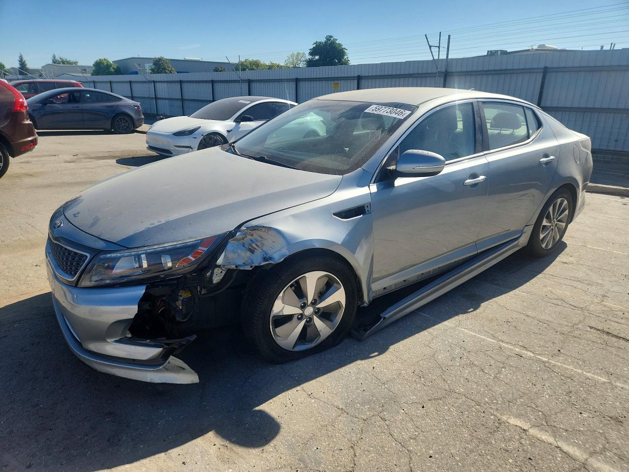 2015 Kia Optima EX, VIN KNAGN4AD8F5080052 — Front end