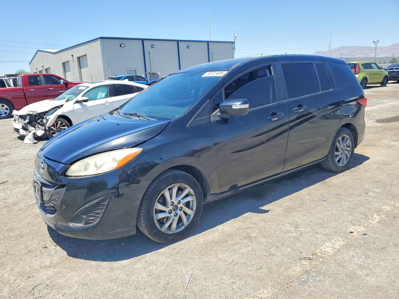2015 Mazda 5 Sport, VIN JM1CW2BL0F0180264 — Front end
