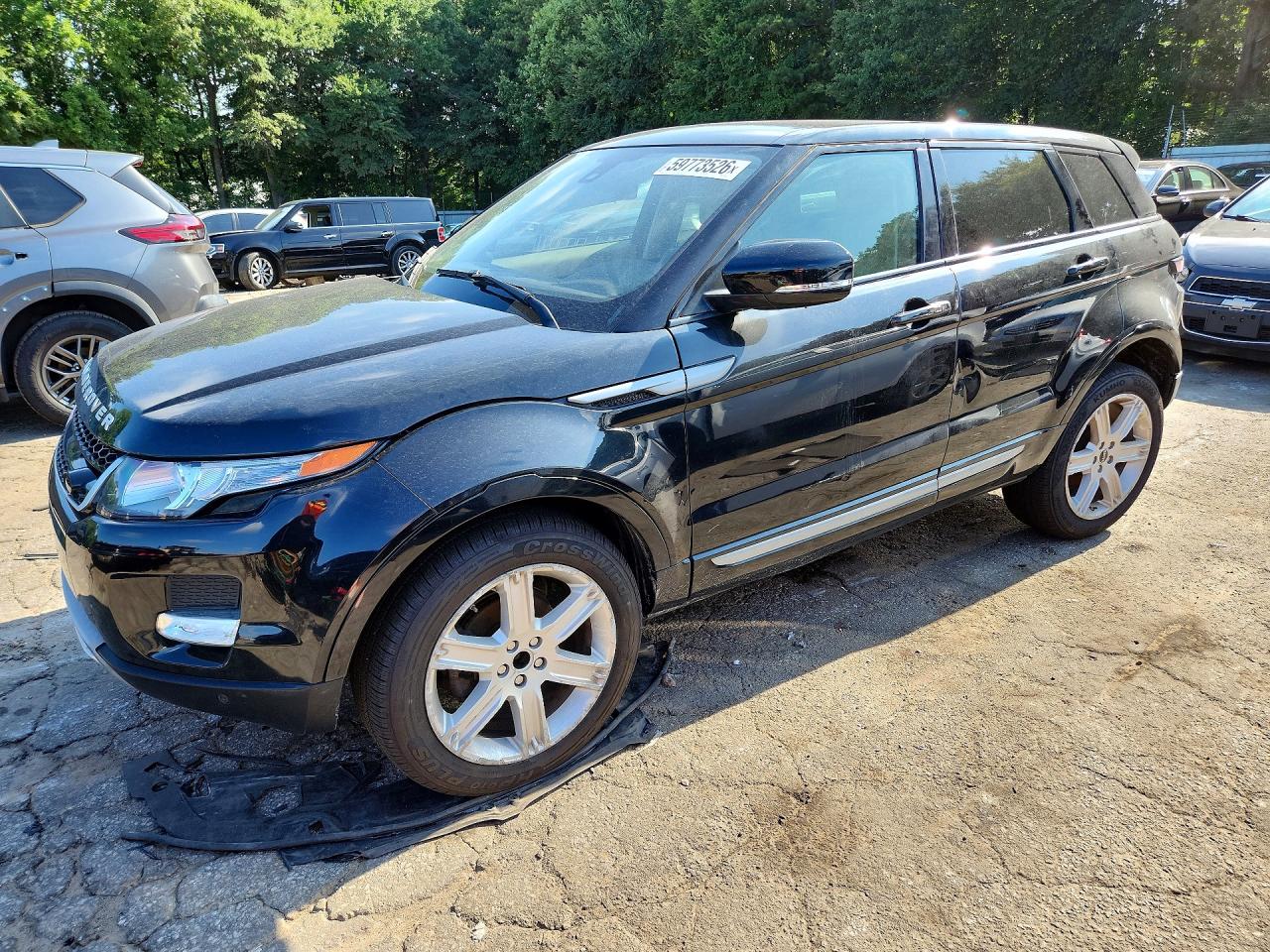 2012 Land Rover Range Rover Evoque Pure Plus, VIN SALVP2BGXCH684156 — Normal wear