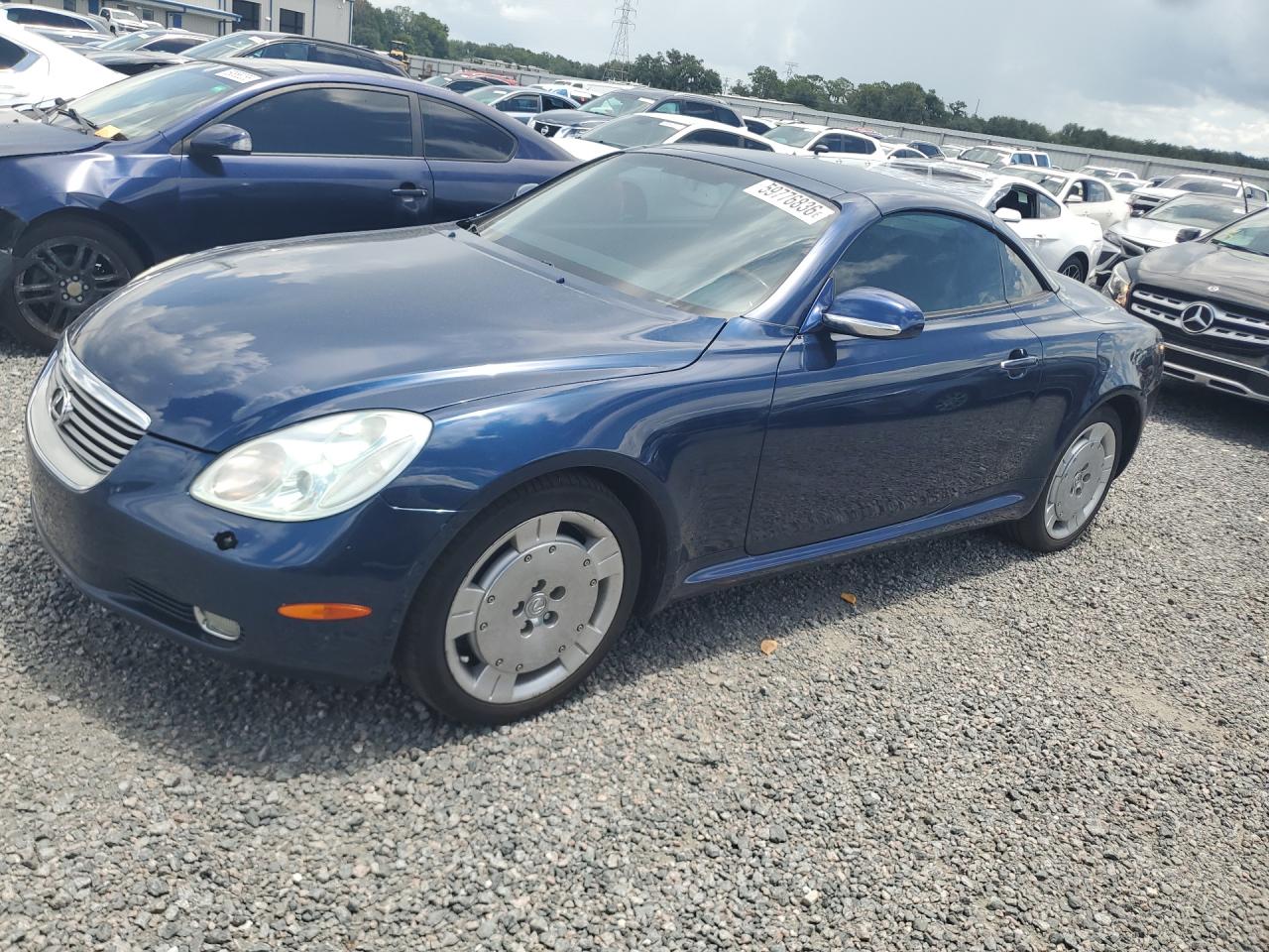 2002 Lexus SC 430, VIN JTHFN48Y520027869 — Rear end