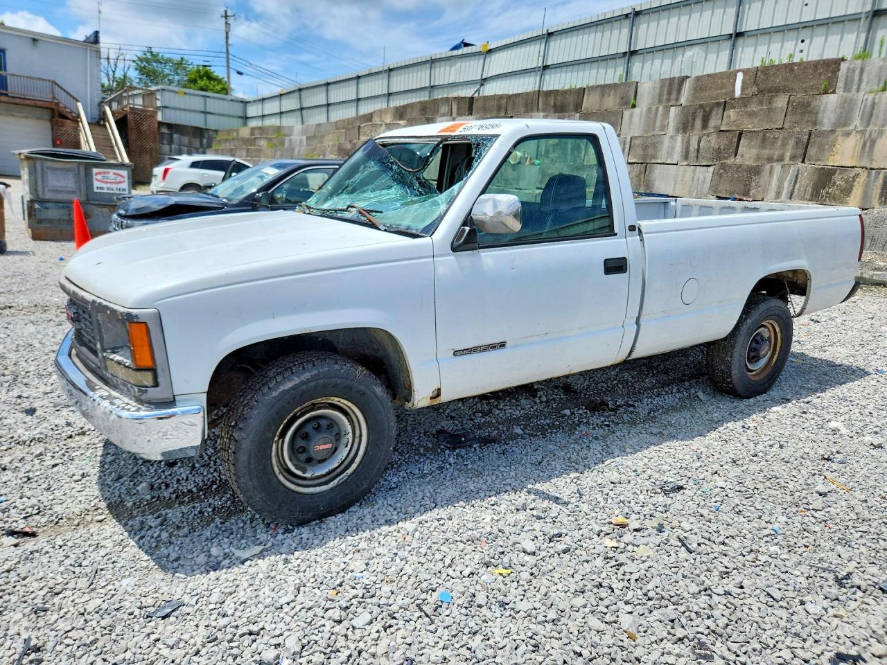 2000 GMC Sierra 2500, VIN 1GTGC24R6YR186547 — Крыша