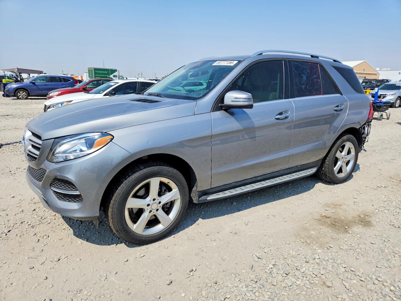 2016 Mercedes-Benz GLE 350, VIN 4JGDA5HB1GA707061 — Rear end