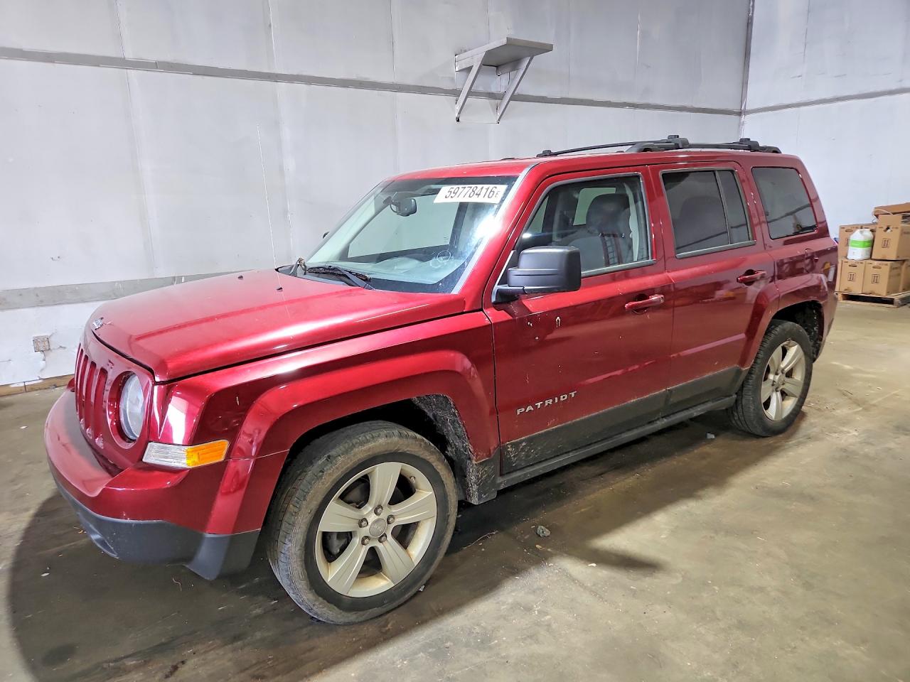 2012 Jeep Patriot Latitude, VIN 1C4NJPFB4CD639936 — Normal wear