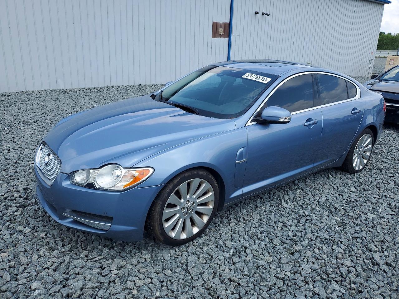 2009 Jaguar XF Premium Luxury, VIN SAJWA06B99HR08334 — Hail