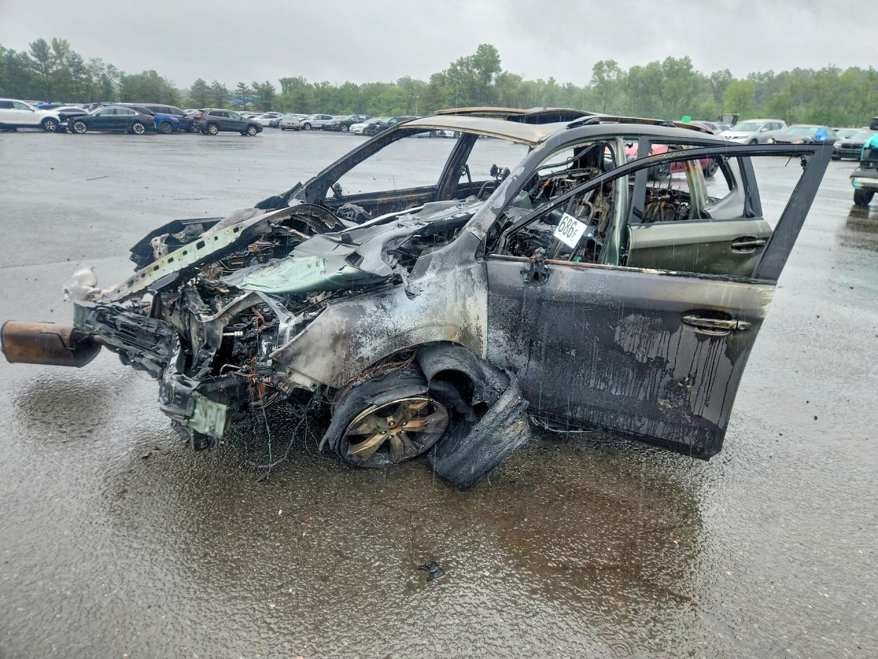 2014 Subaru Forester Premium, VIN JF2SJAEC8EH521573 — Burn