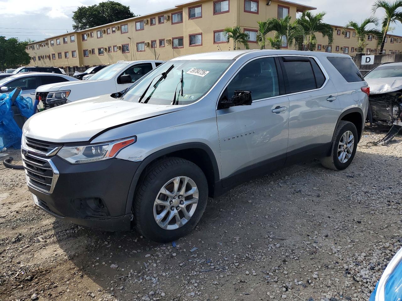 2018 Chevrolet Traverse LS, VIN 1GNEVFKW3JJ189290 — Front end