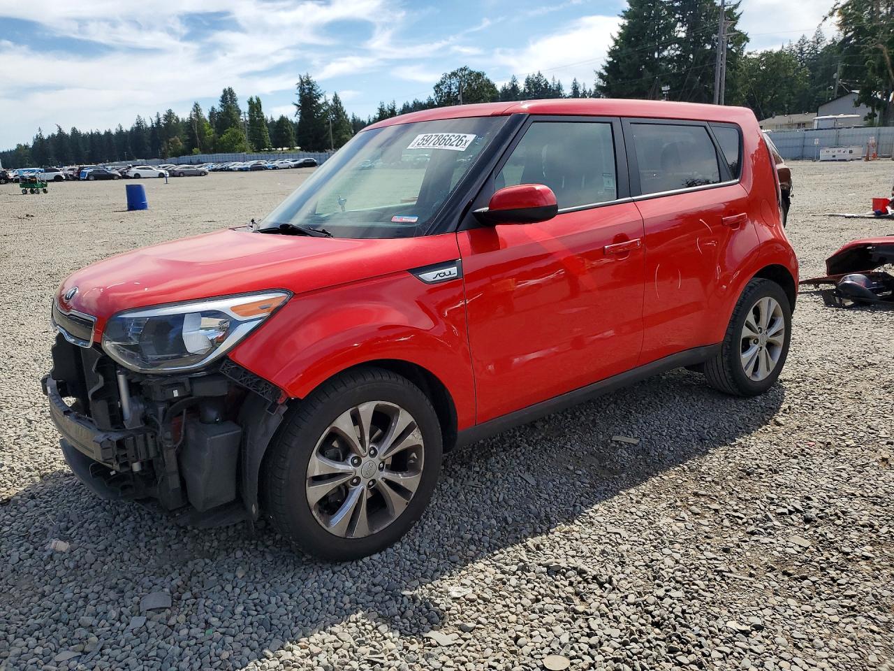 2016 Kia Soul +, VIN KNDJP3A55G7859601 — Front end