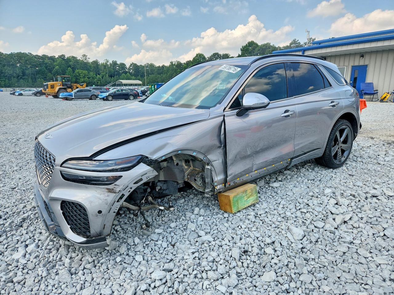2022 Genesis GV70 2.5T, VIN KMUMADTB5NU045175 — Бок