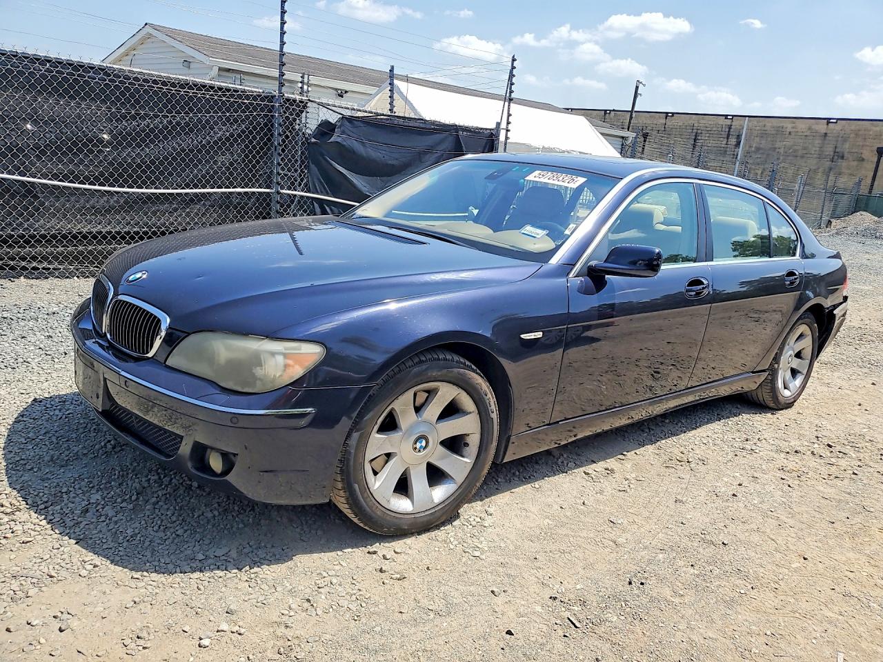 2006 BMW 7 Series 750Li, VIN WBAHN83586DT36150 — Rear end