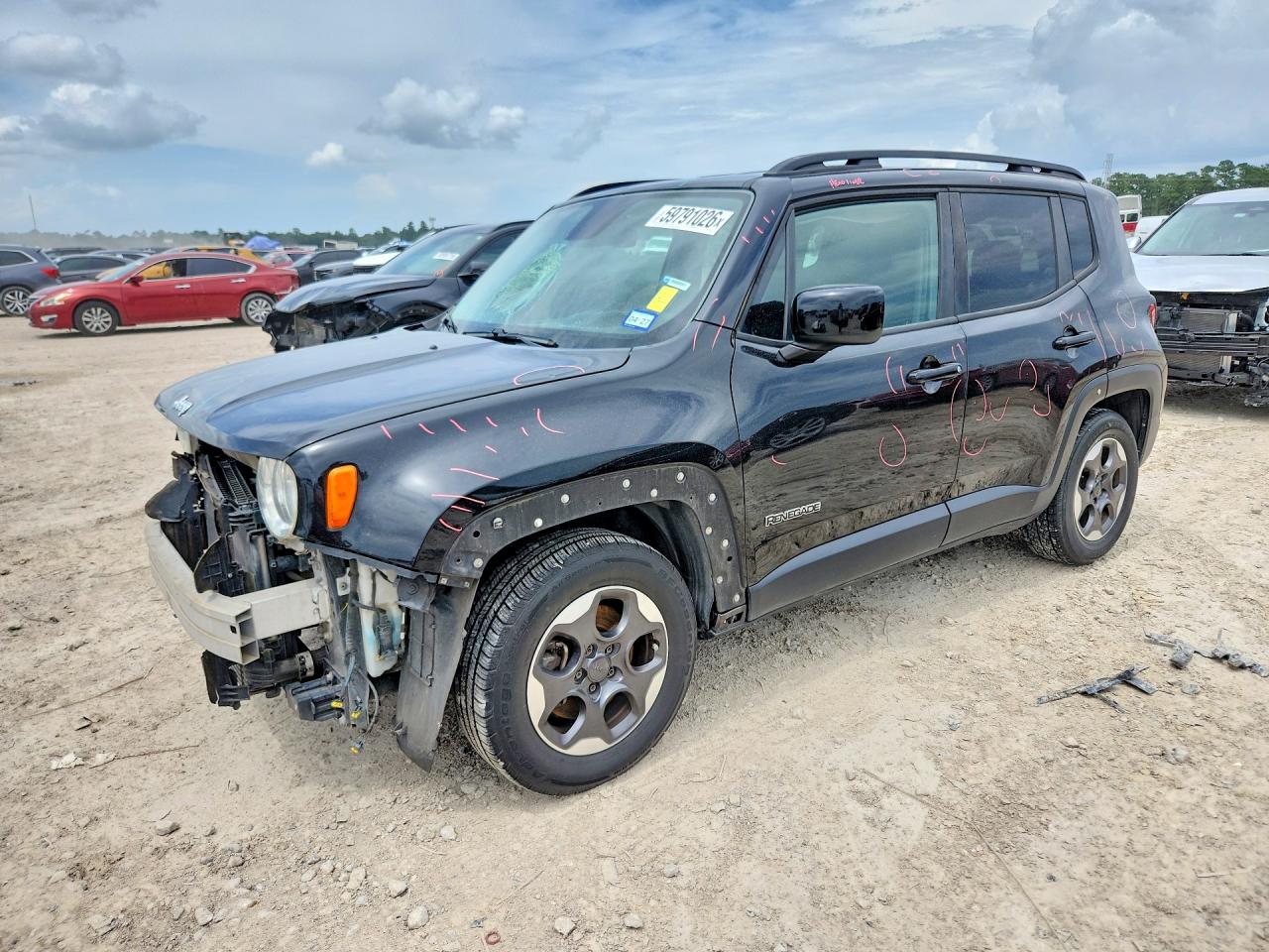 2015 Jeep Renegade Latitude, VIN ZACCJABH0FPB62254 — Front end