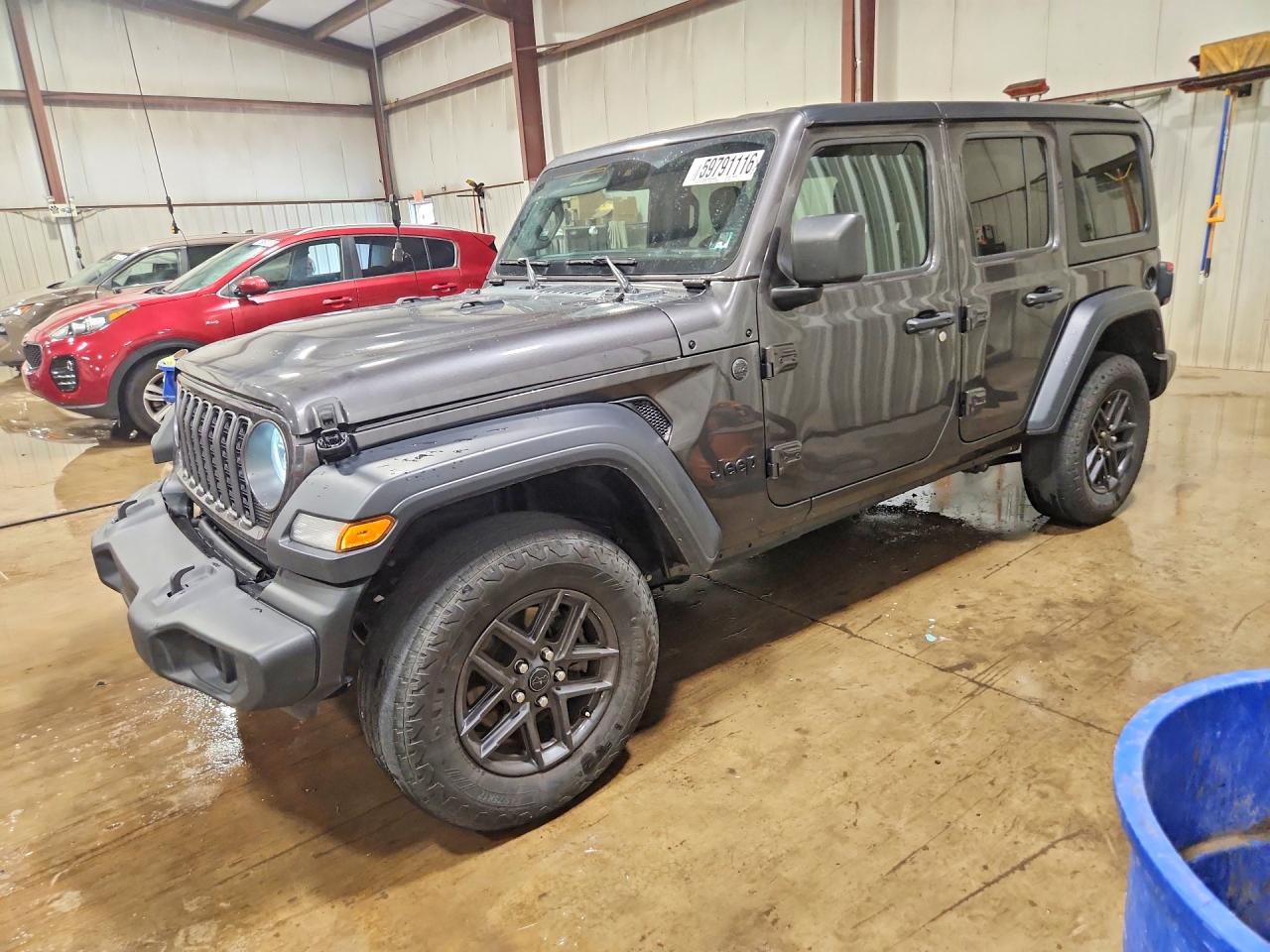 2024 Jeep Wrangler Willys, VIN 1C4PJXDG7RW282420 — Rear end