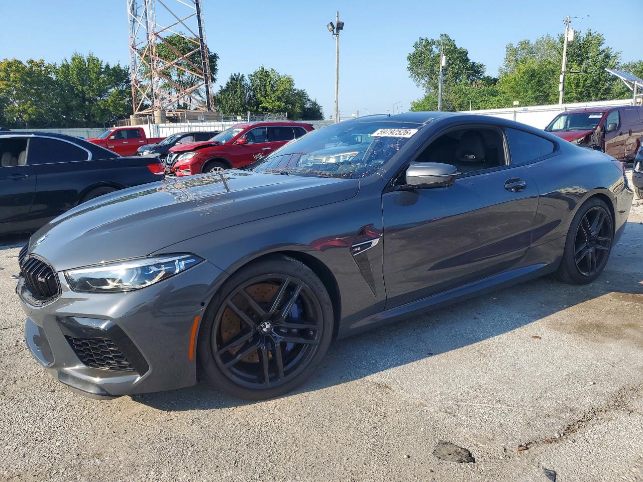 2020 BMW M8 Competition, VIN WBSAE0C04LCD54510 — Water / flood