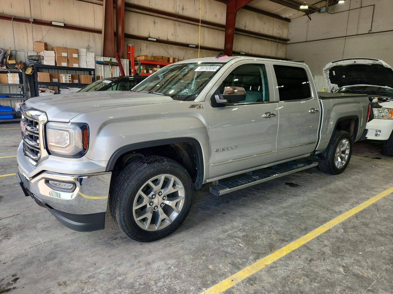 2018 GMC Sierra 1500 SLT, VIN 3GTU2NEC4JG501014 — Hail