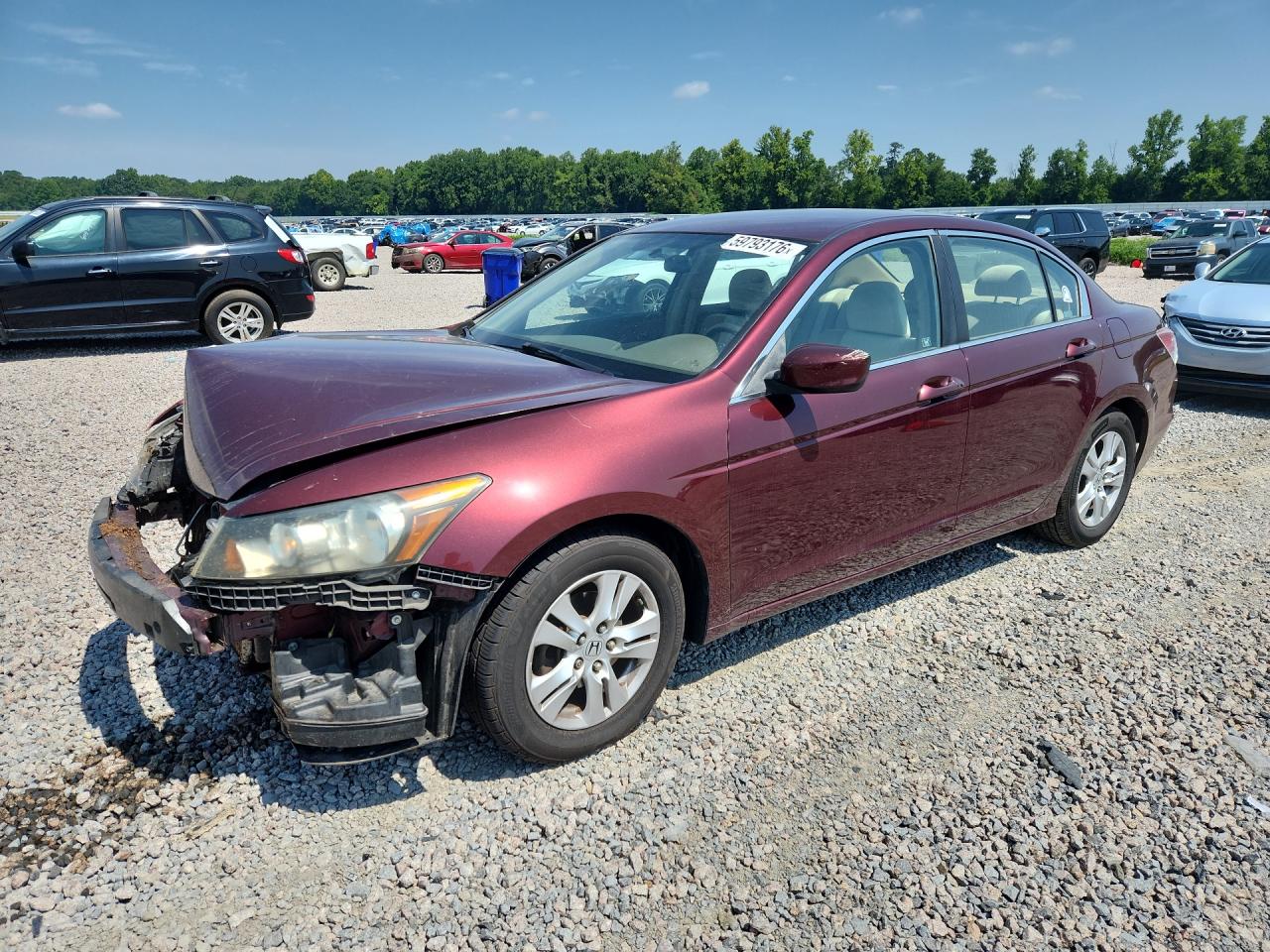 2008 Honda Accord LX-P, VIN 1HGCP26448A087536 — Перед