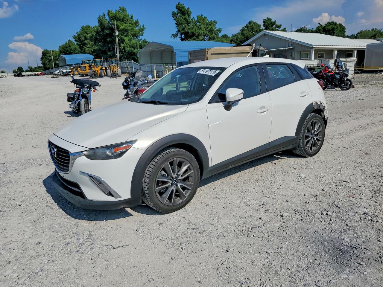 2017 Mazda CX-3 Touring, VIN JM1DKFC76H0145076 — Rear end