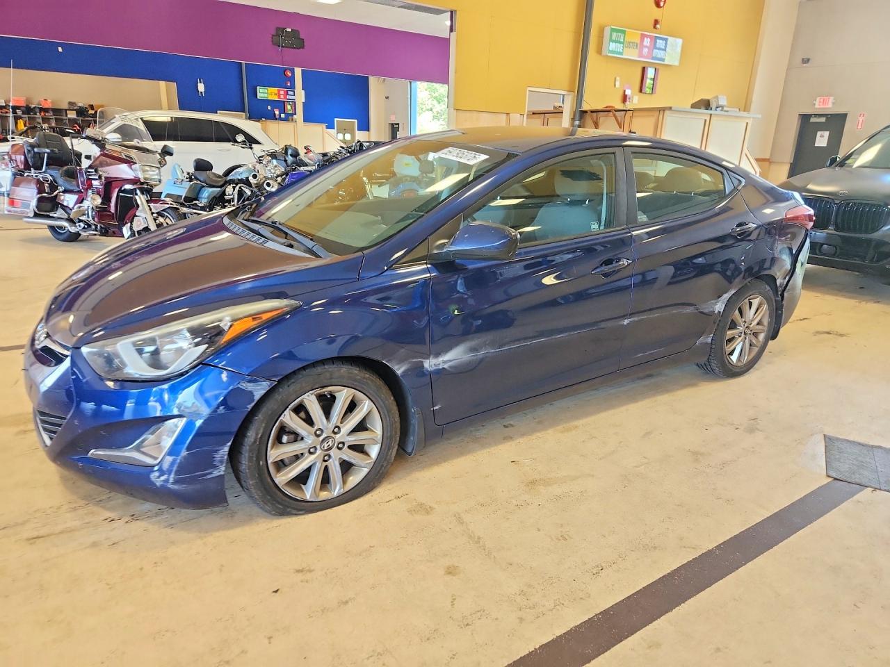 2015 Hyundai Elantra SE, VIN 5NPDH4AE6FH624814 — Side