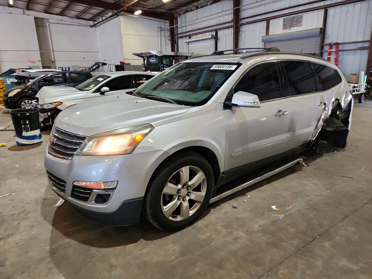 2017 Chevrolet Traverse Premier, VIN 1GNKRJKD7HJ307098 — Rear end