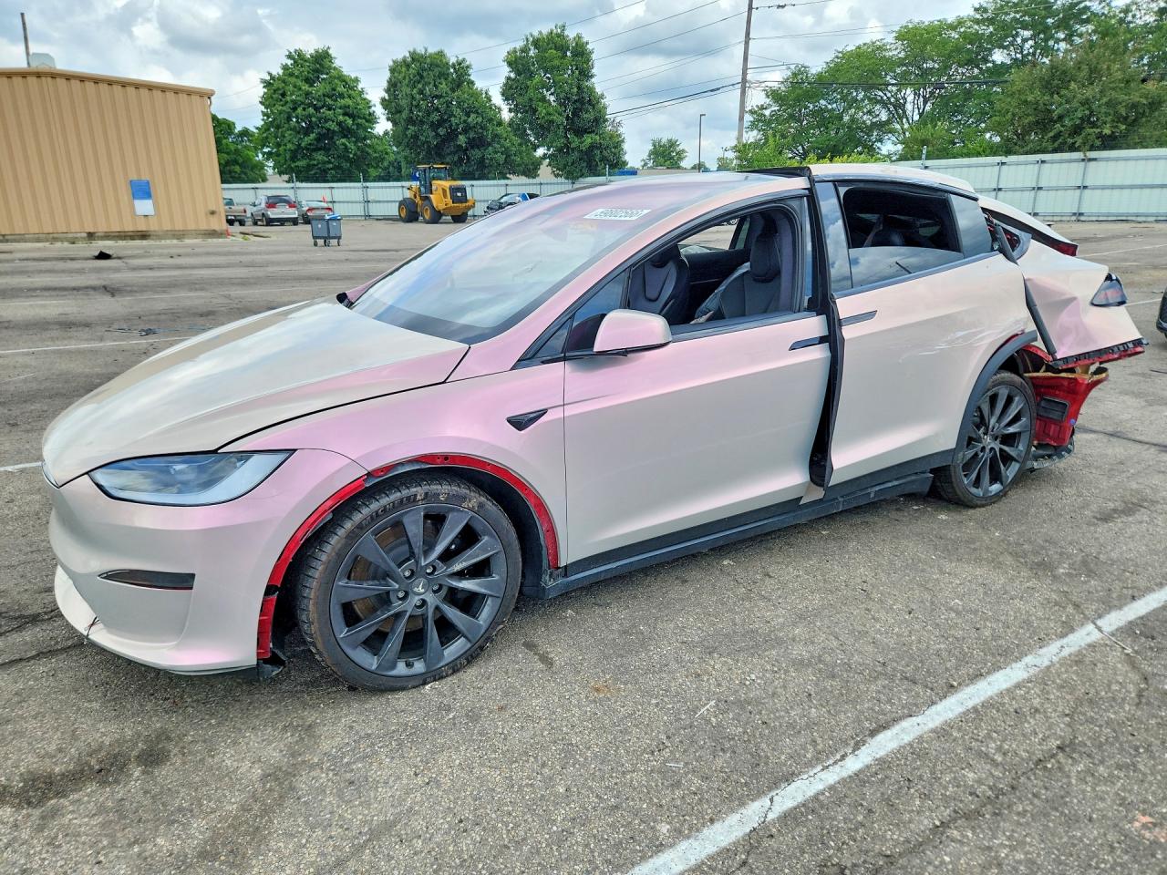 2023 Tesla Model X, VIN 7SAXCDE58PF415213 — Rear end