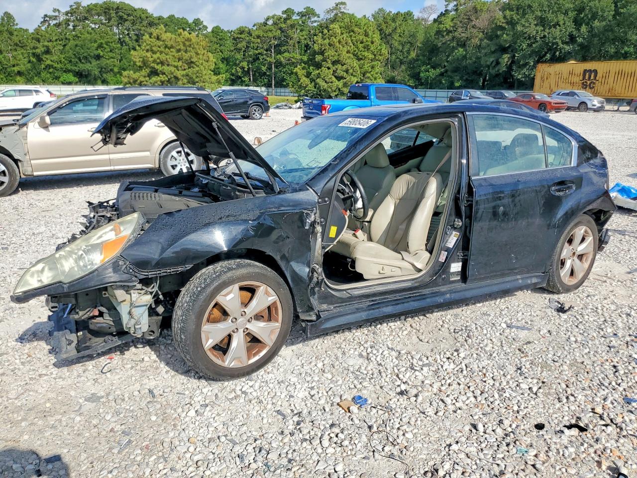 2011 Subaru Legacy Limited Power Moon, VIN 4S3BMDL61B2231470 — Front end