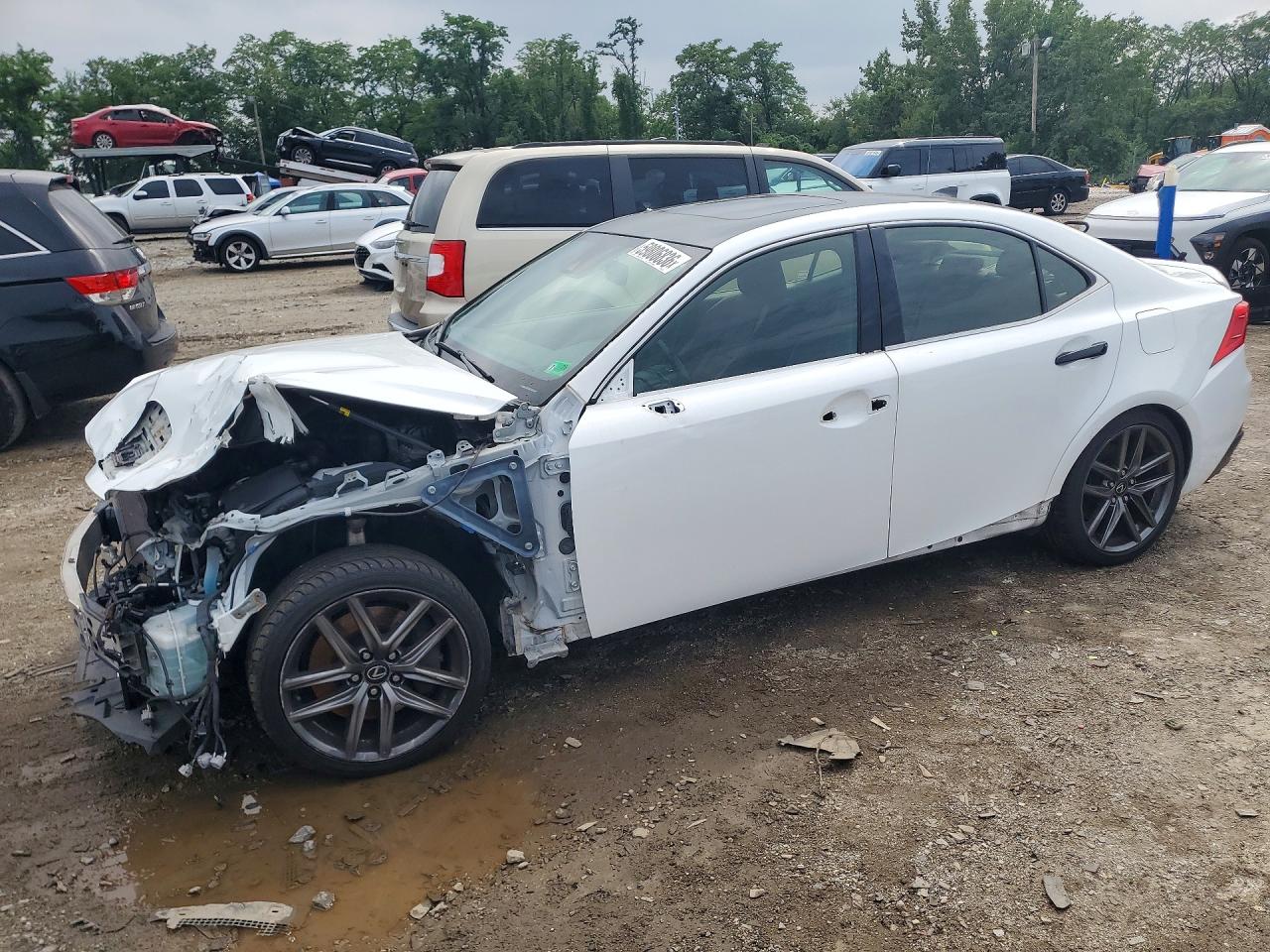 2018 Lexus IS 300 F Sport, VIN JTHC81D29J5027224 — Front end