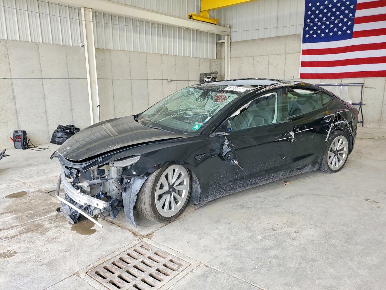 2023 Tesla Model 3, VIN 5YJ3E1EA9PF449792 — Rollover