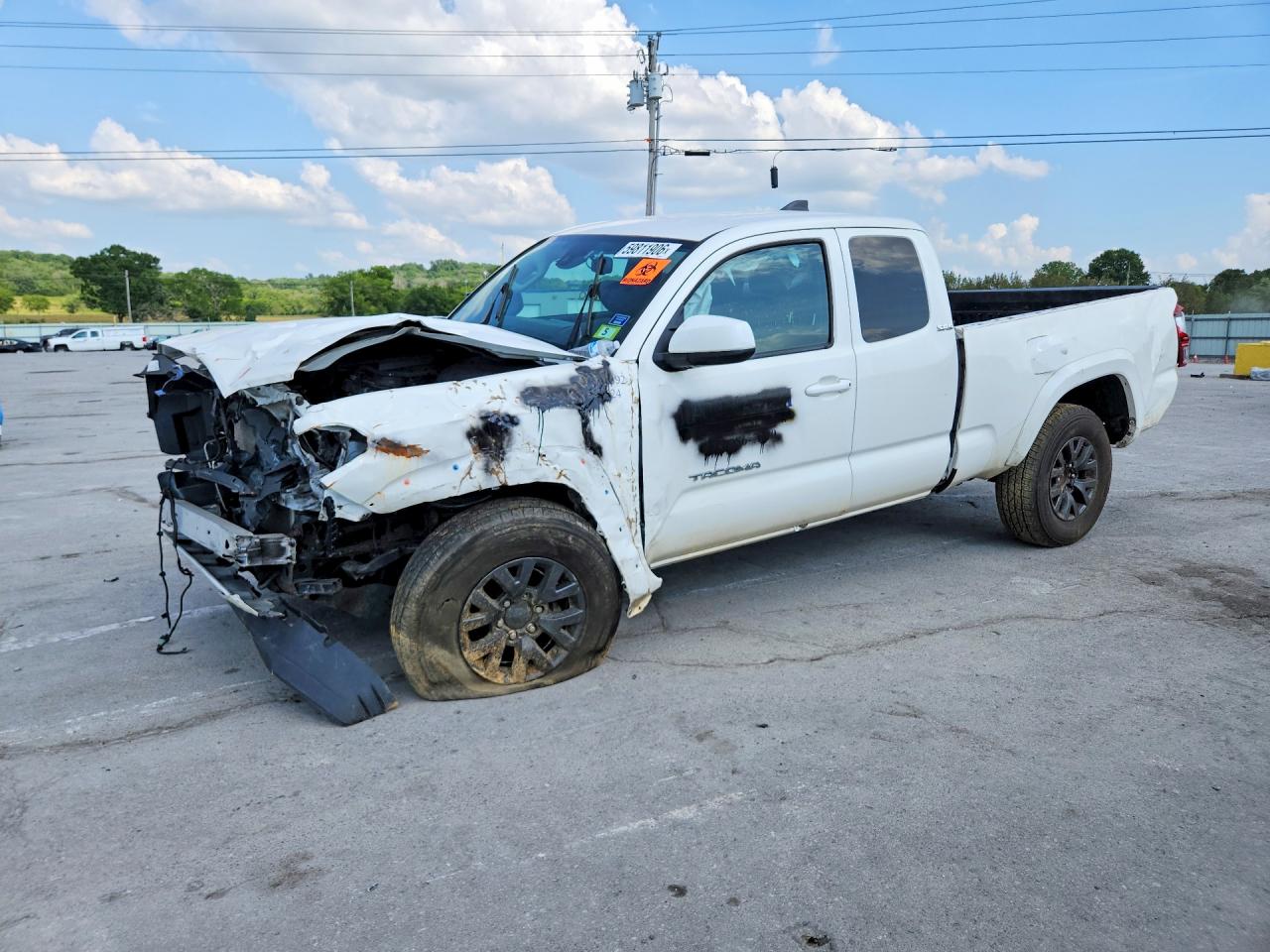 2021 Toyota Tacoma TRD Off Road, VIN 3TYSZ5AN9MT014508 — Rear end