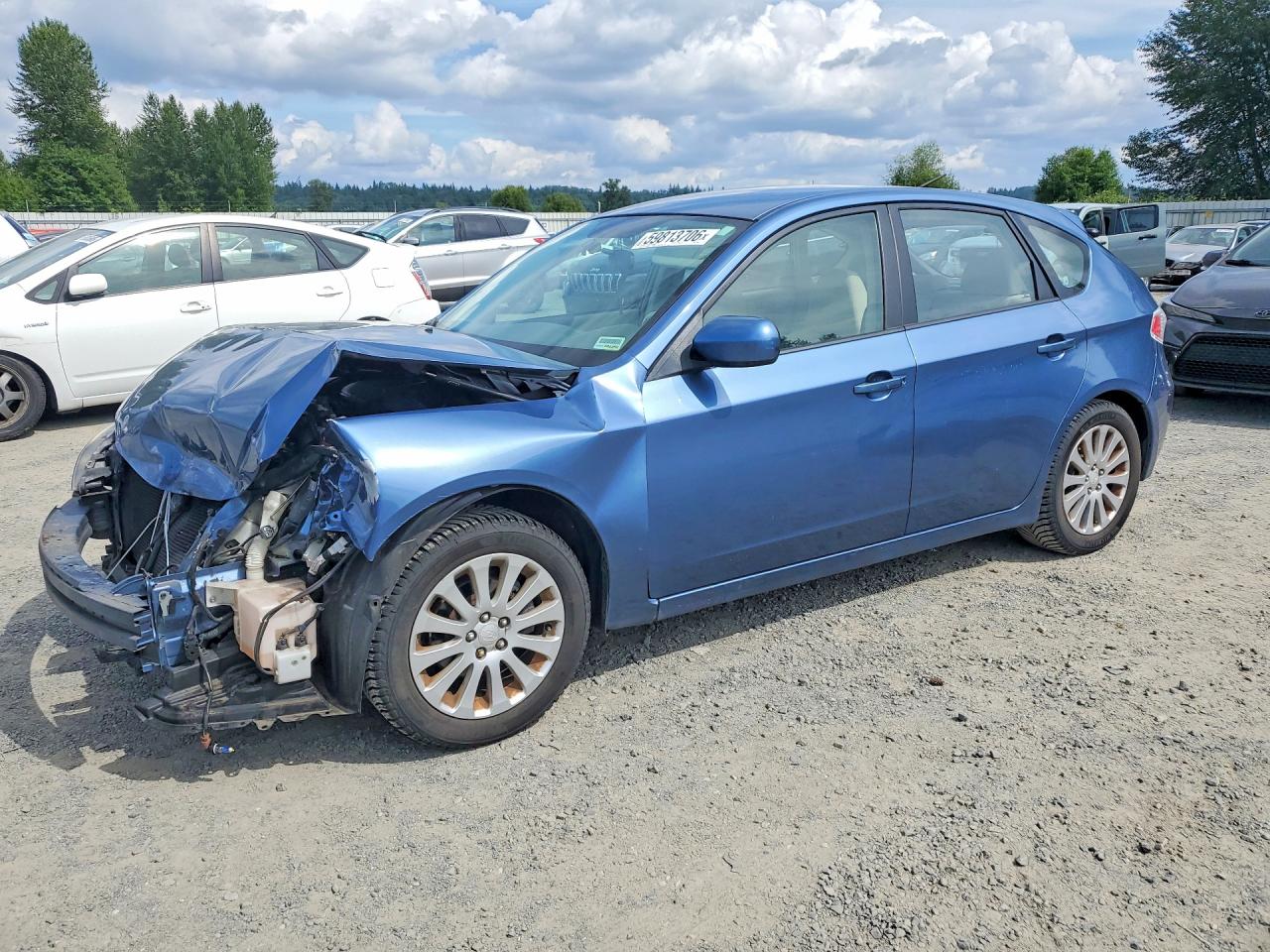 2008 Subaru Impreza i, VIN JF1GH61648H812482 — Перед
