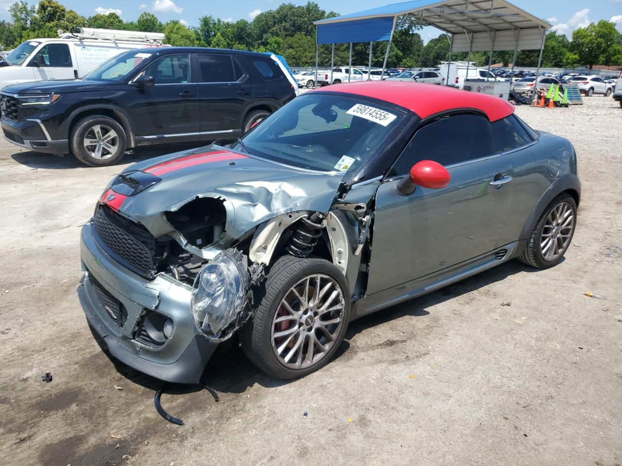 2012 MINI Coupe JCW, VIN WMWSX5C53CT141587 — Перед