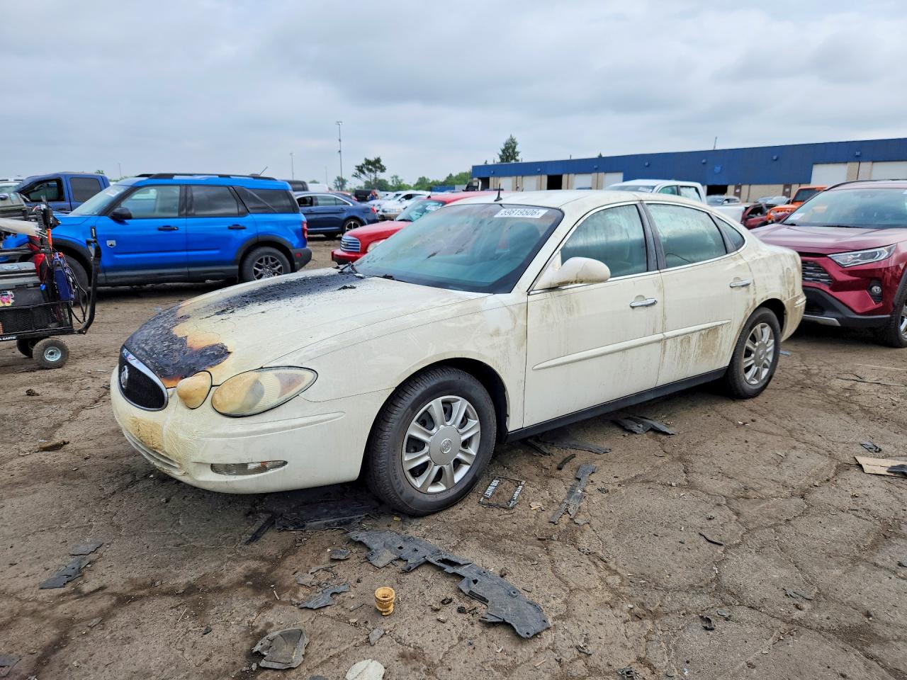 2005 Buick LaCrosse CX, VIN 2G4WC532451284915 — Burn