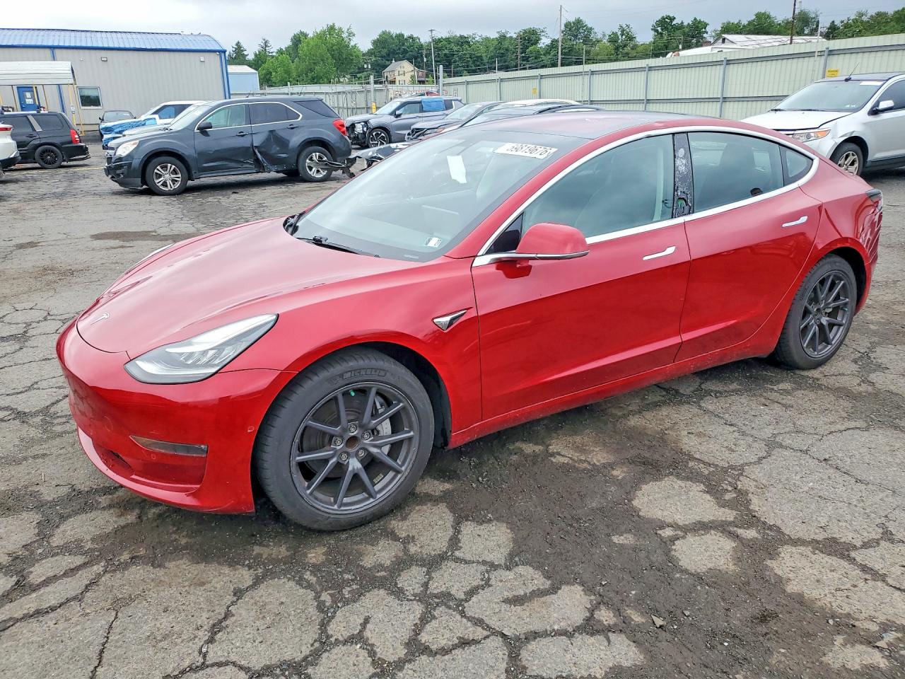 2018 Tesla Model 3 Long Range Battery, VIN 5YJ3E1EA8JF012941 — Roof