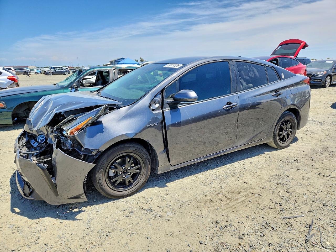 2020 Toyota Prius LE, VIN JTDKARFU0L3120517 — Front end
