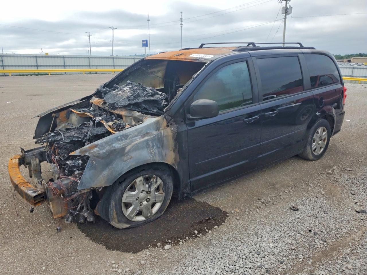 2011 Dodge Grand Caravan Express, VIN 2D4RN4DG4BR601429 — Burn