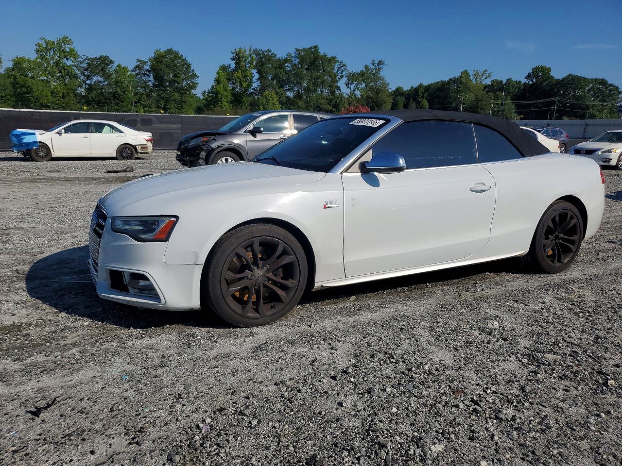 2013 Audi S5 Prestige, VIN WAUVGAFH3DN003193 — Front end