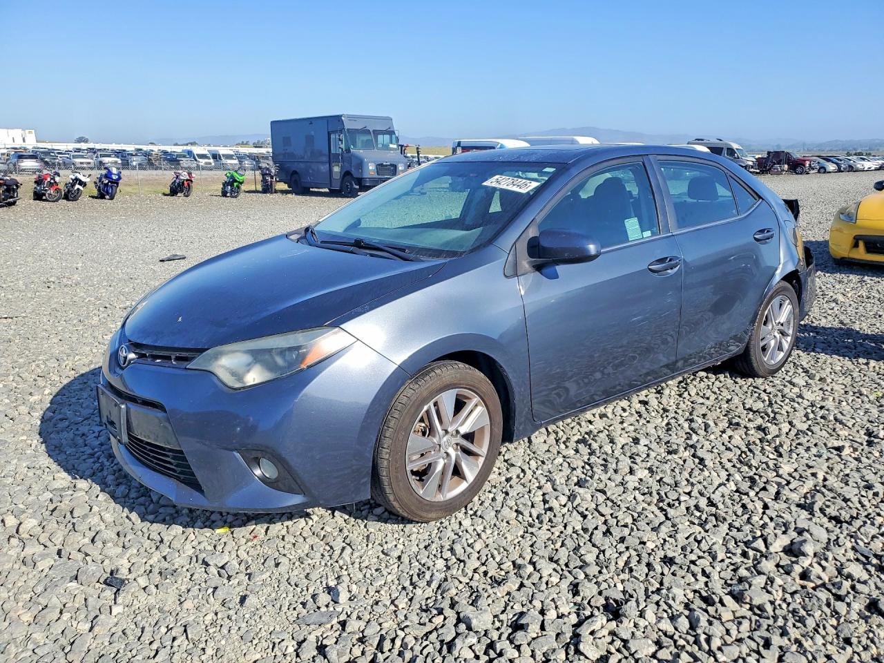 2016 Toyota Corolla LE Eco Premium, VIN 5YFBPRHE0GP514861 — Rear end