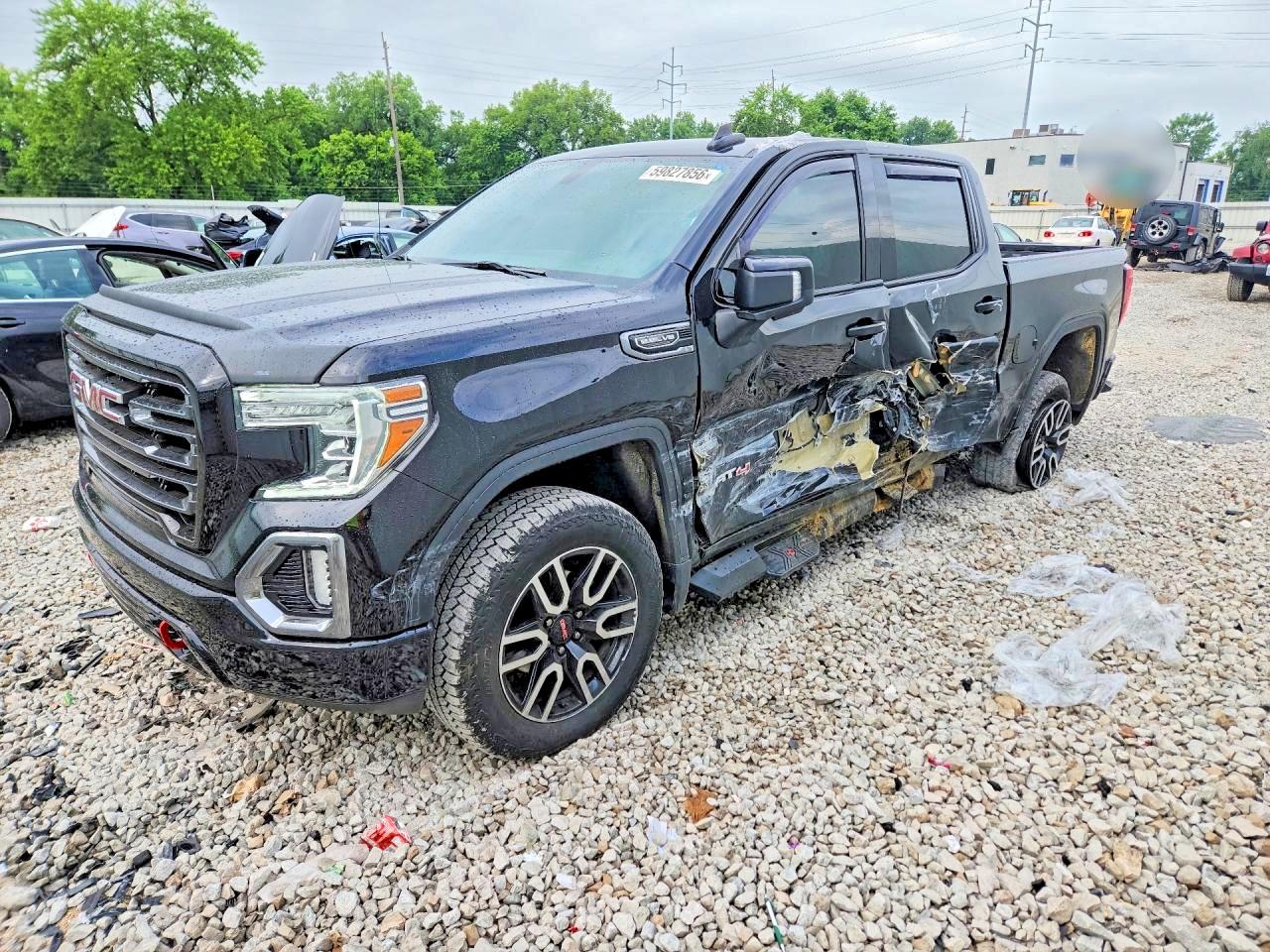 2021 GMC Sierra 1500 AT4, VIN 3GTP9EED8MG474244 — Бок