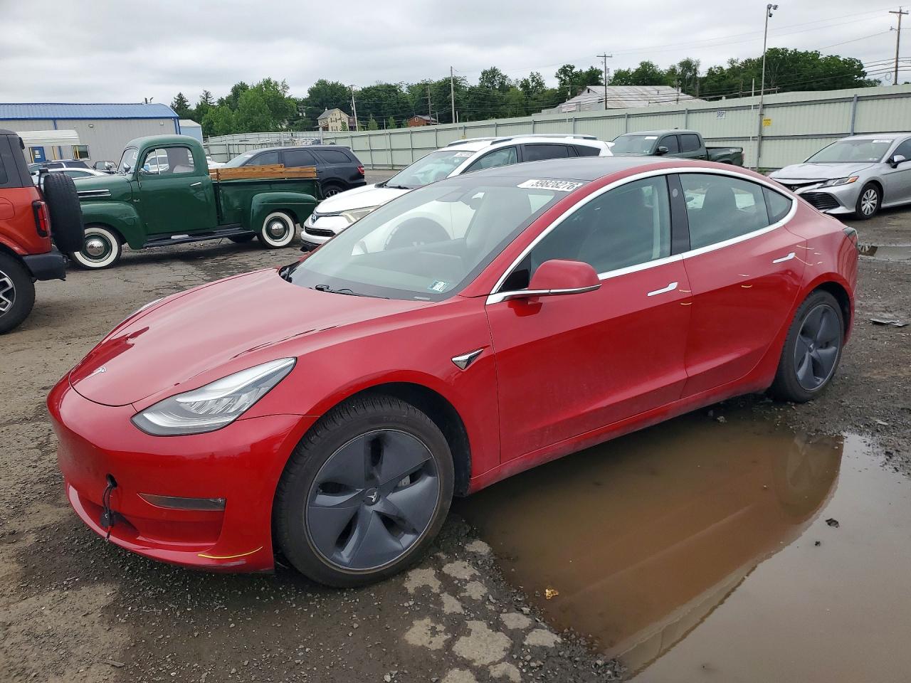2020 Tesla Model 3 Long Range, VIN 5YJ3E1EB0LF600361 — Vandalism