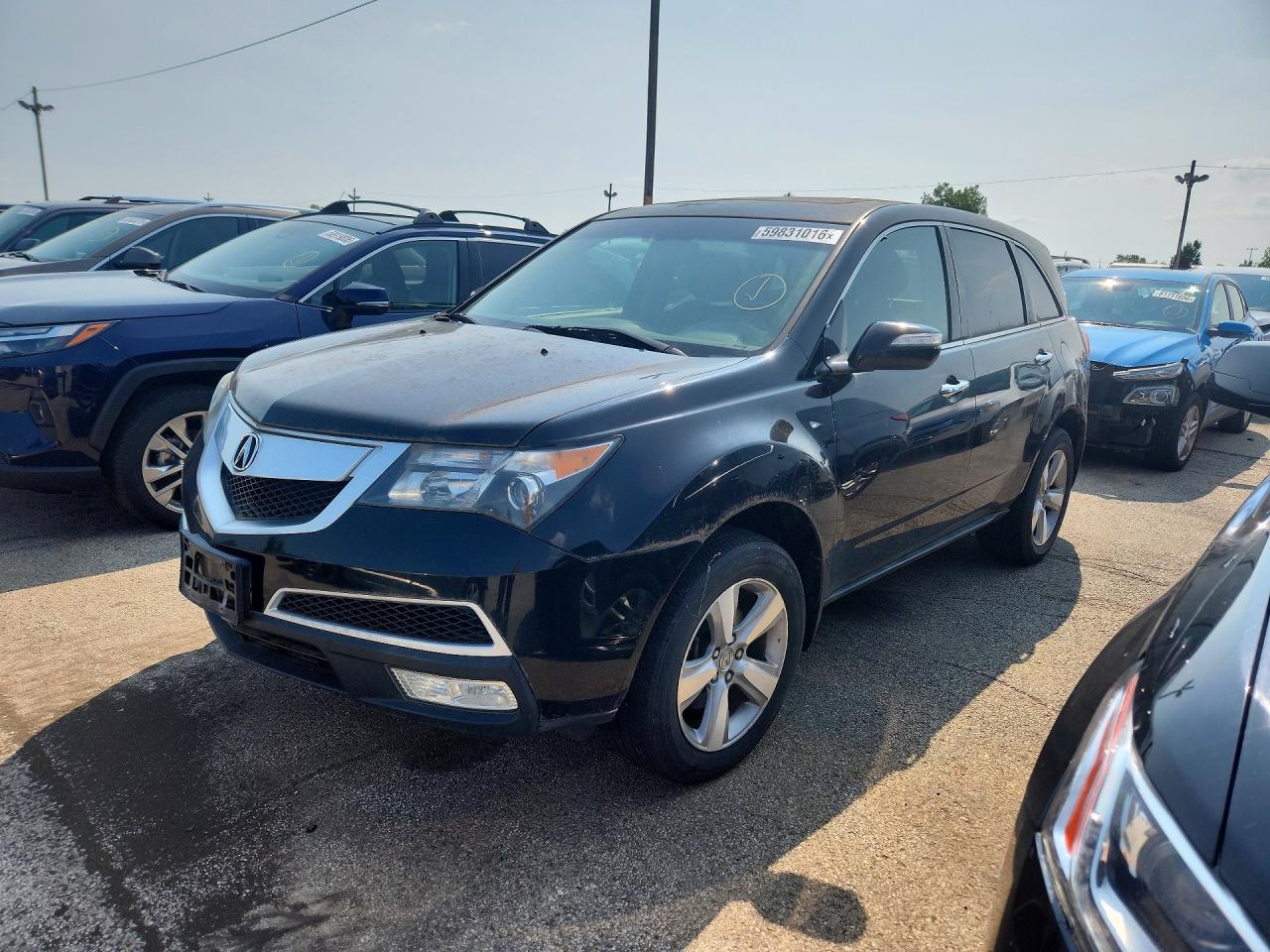 2012 Acura MDX, VIN 2HNYD2H22CH531459 — Side