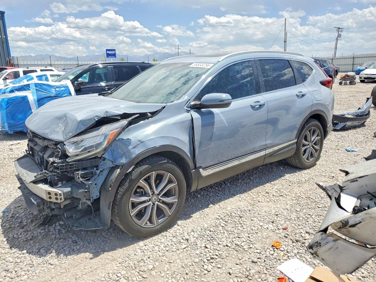 2021 Honda CR-V Touring, VIN 2HKRW2H96MH644602 — Front end