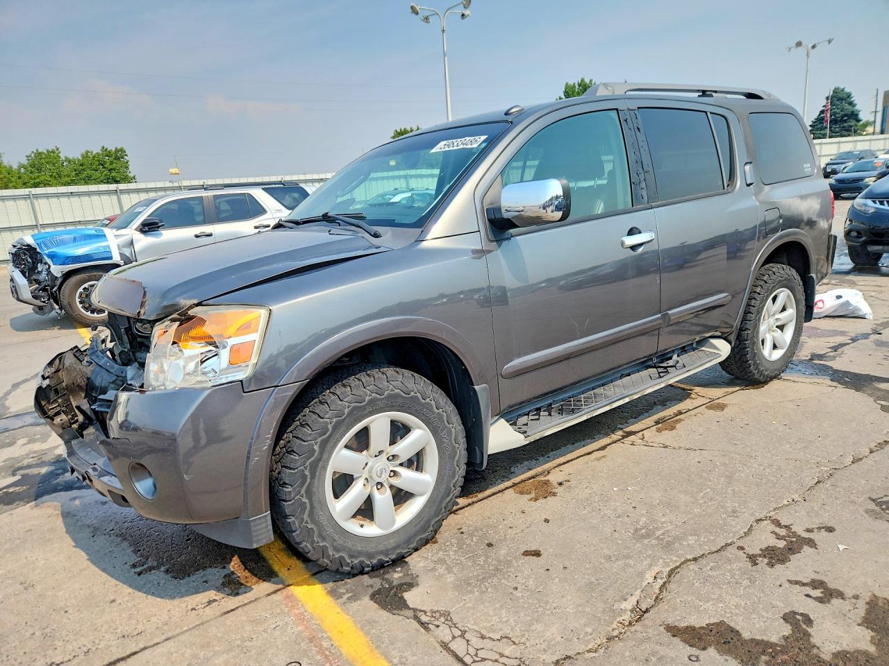 2012 Nissan Armada SL, VIN 5N1AA0NC8CN603785 — Front end