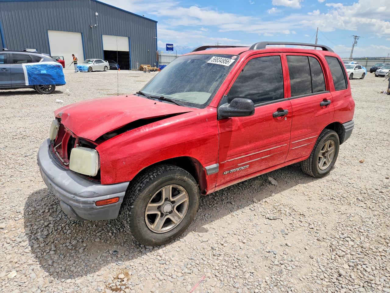 2004 Chevrolet Tracker, VIN 2CNBJ134646918709 — Front end