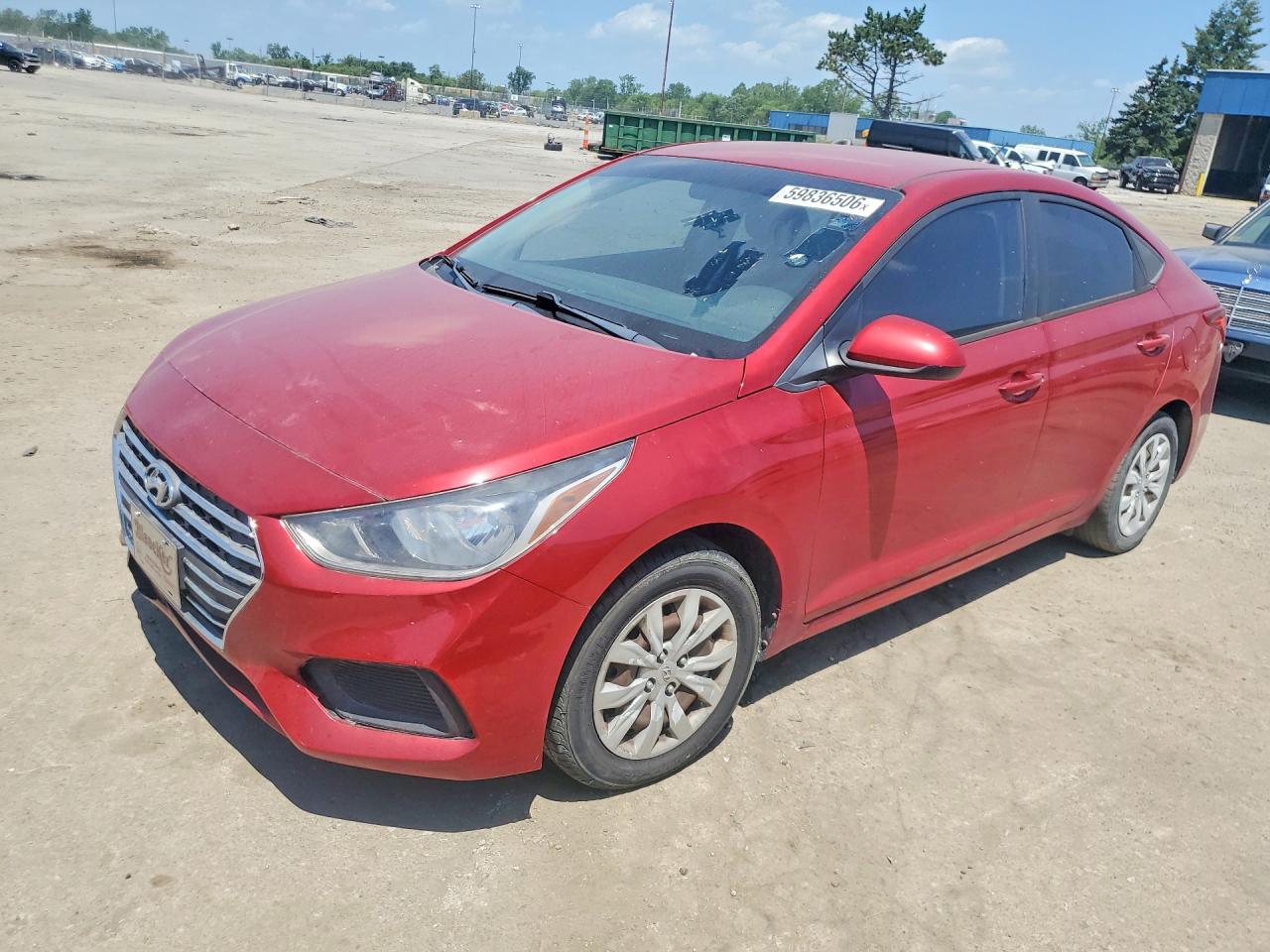 2019 Hyundai Accent SE, VIN 3KPC24A31KE054666 — Фото с аукциона 1 of 4