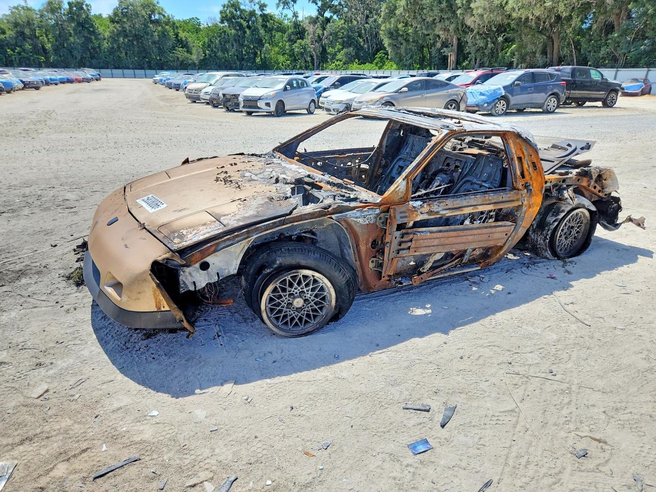 1986 Pontiac Fiero, VIN 1G2PF3794GP236482 — Burn